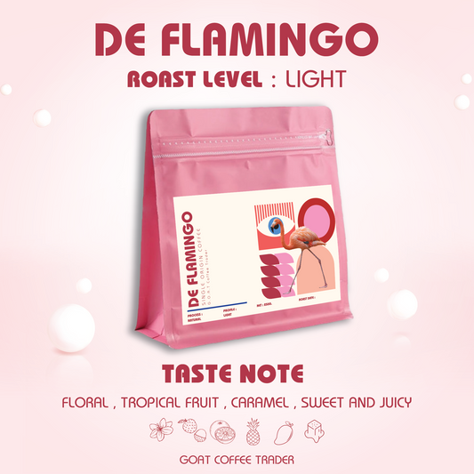 G.O.A.T. Coffee Trader Roasted Coffee De Flamingo