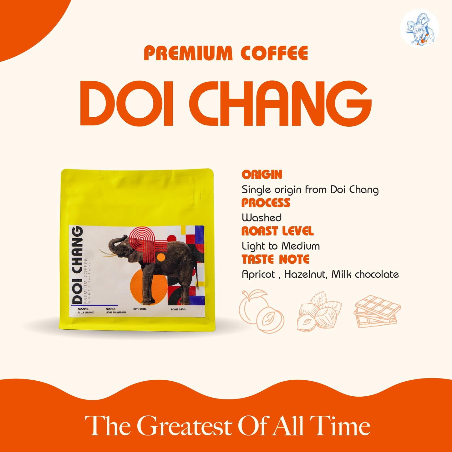 G.O.A.T. Coffee Trader Roasted Coffee Doi Chang