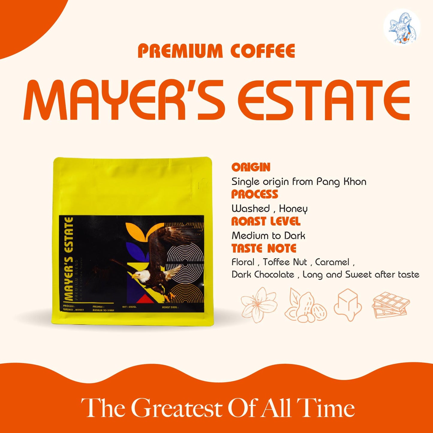 G.O.A.T. Coffee Trader Roasted Coffee Mayer's Estate